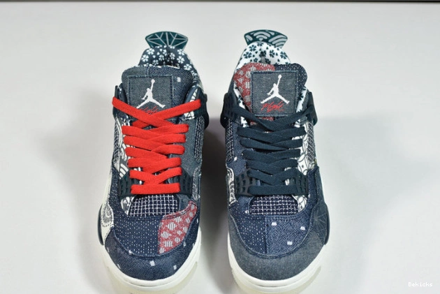 Reps BK sashiko cw0898-400 deep jordan 4 ocean air 1123